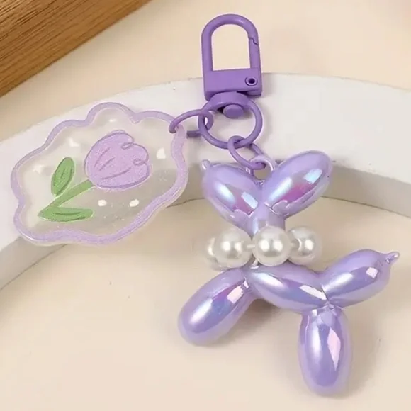 BUY NOW Balloon Dog Keychain - Picture 3 of 3